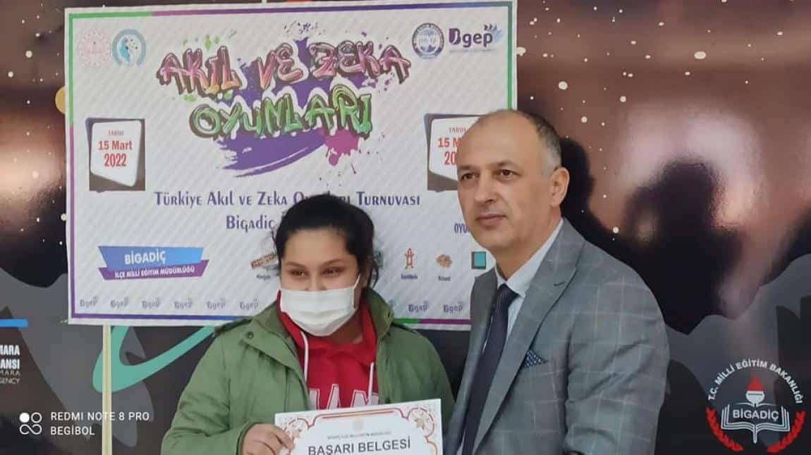 Türkiye Akıl ve Zeka Oyunları Bigadiç İlçe Turnuvası